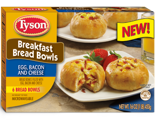 Tyson Breakfast Bread Bowls