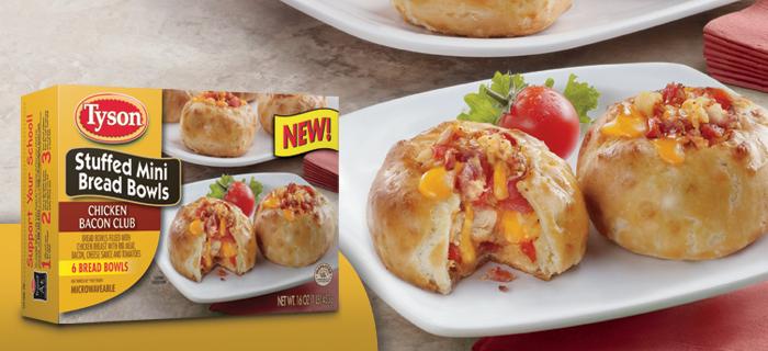 Tyson Stuffed Mini Bread Bowls