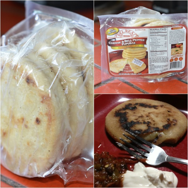 Cheese and bell pepper pupusas from Del Real Foods. 