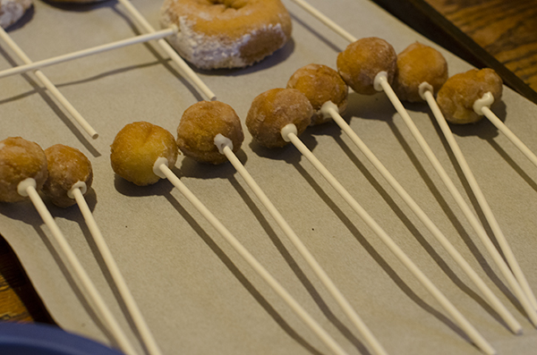 Donut holes on sticks