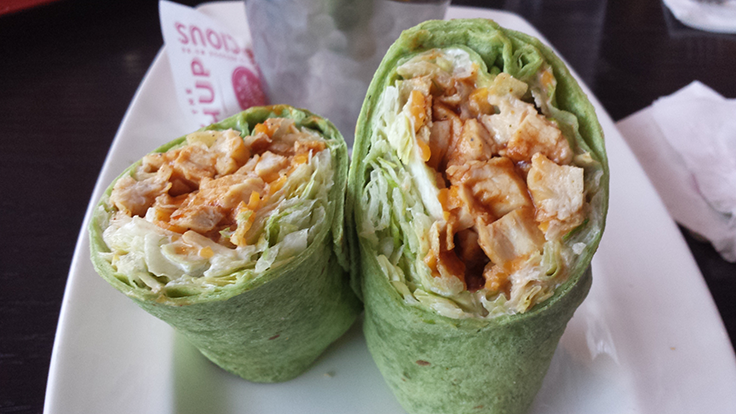 Red Robin's Whiskey River Chicken Wrap