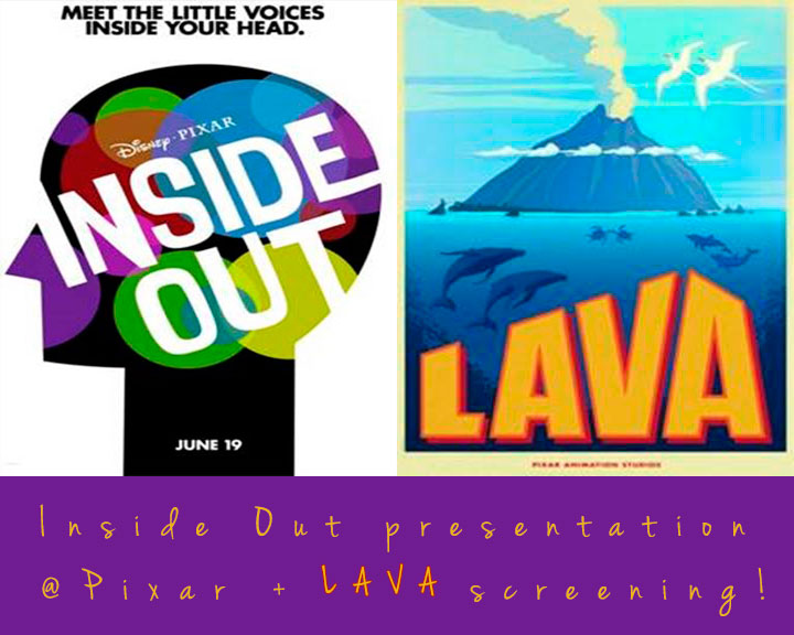 Pixar Inside Out & LAVA