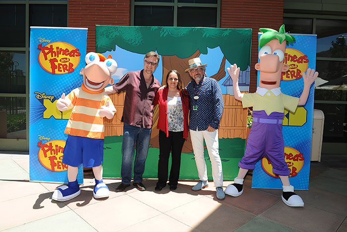 Phineas and Ferb with Dan Povenmire, Jeff Swampy Marsh and Stefani Tolson