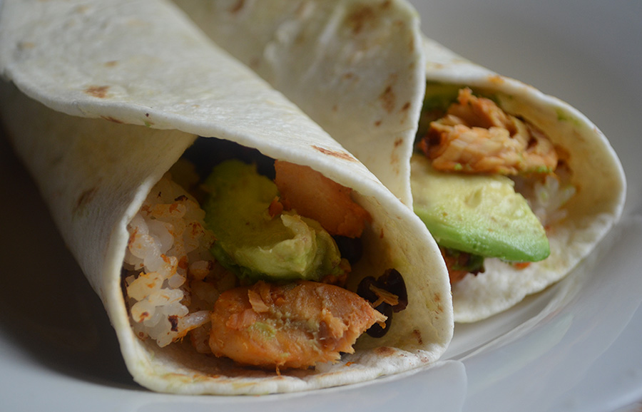 Santa Fe Tilapia Wraps 