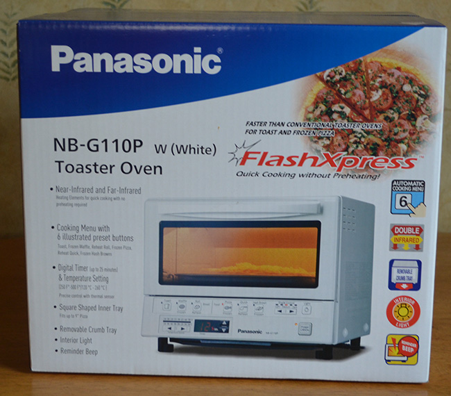 Panasonic NB G110P Flash Xpress Toaster Oven 