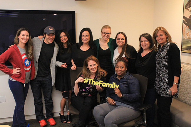 Alison Pill and Stefani Tolson and Zach Gilford and Floriana Lima #TheFamily