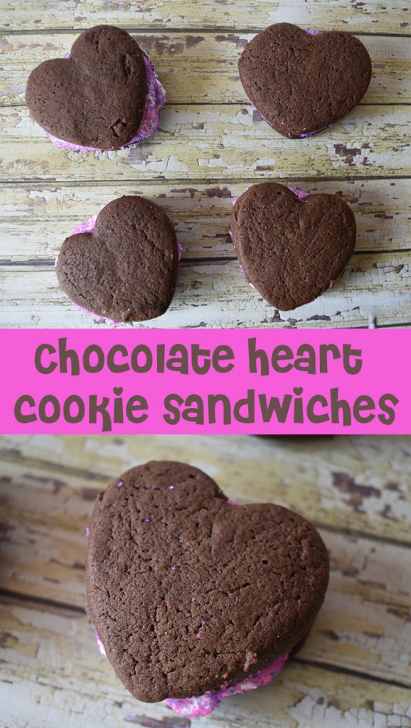 Chocolate Heart Cookie Sandwiches - Mom's Blog