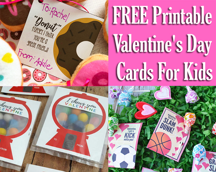 FREE Printable Valentine's Day Cards For Kids - Mom's Blog