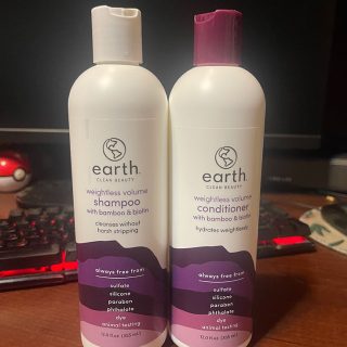 Earth Clean Beauty Weightless Volume Shampoo and Conditioner